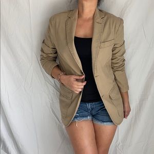 Merona  khaki beige button up blazer